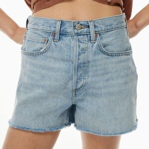 Aritzia Denim Forum Joni Loose High Rise Shorts